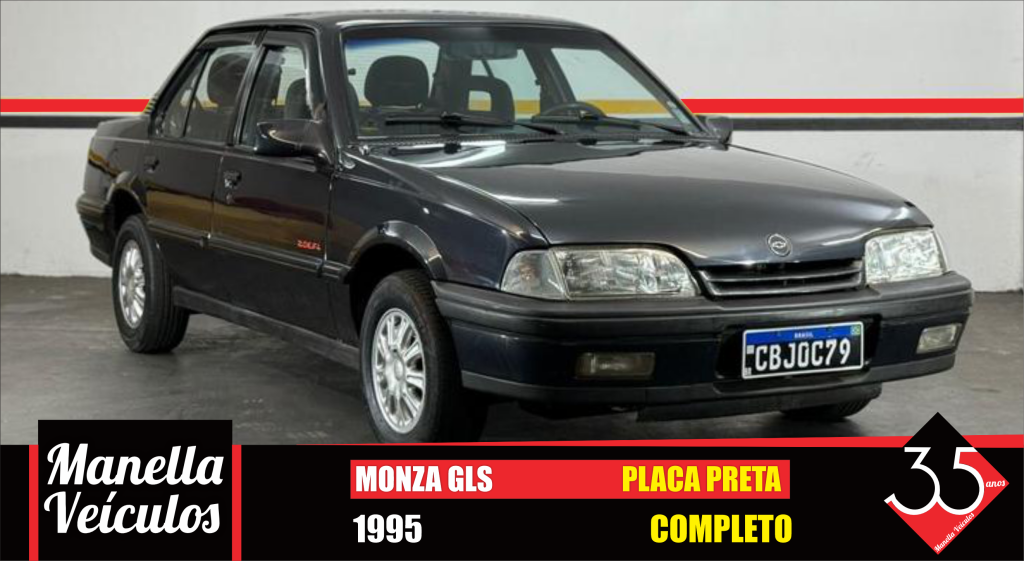 MONZA GLS - PLACA PRETA